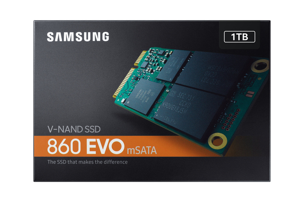 Samsung 1TB 860 EVO, mSATA, 550/520 MB/s - SSD