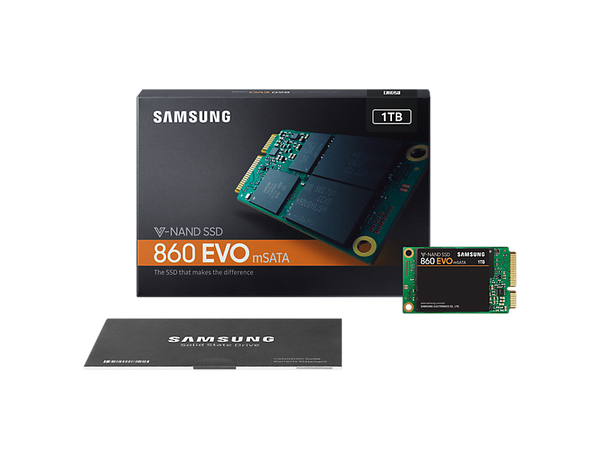 Samsung 1TB 860 EVO, mSATA, 550/520 MB/s - SSD