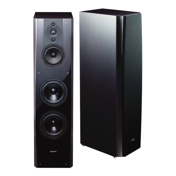 SONY SSNA2ES HiFi floor standing speaker 3-way 6-unit consisting of three tweeters two woofers and mid-range