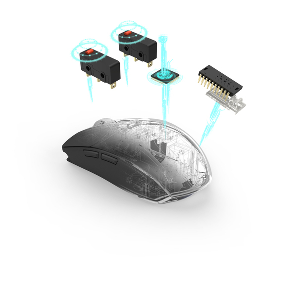 uRage Reaper 310 - wireless gaming mouse, Black