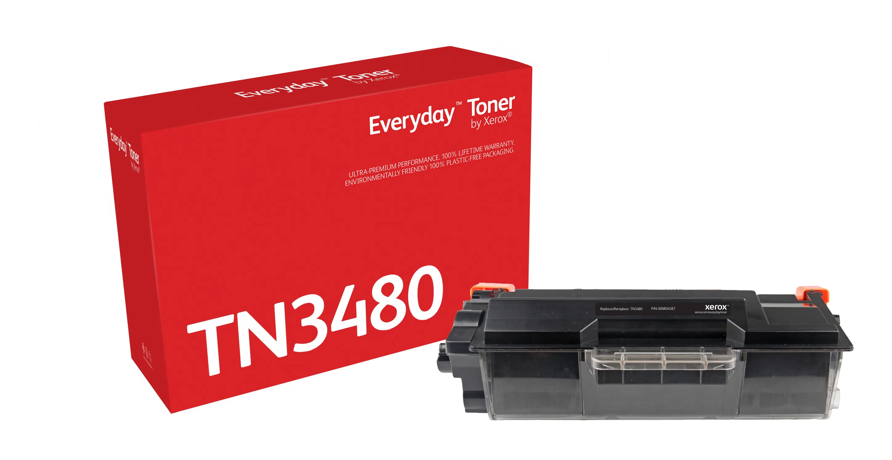 Xerox Everyday Mono Toner Musta V&auml;rikasetti Brother TN-3480 std.