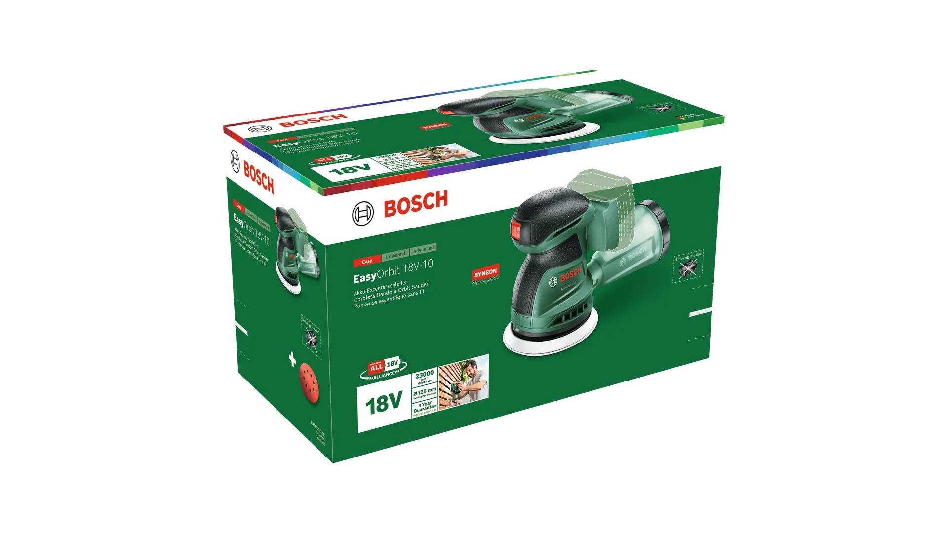 Bosch EasyOrbit 18V-10 solo - orbital sander