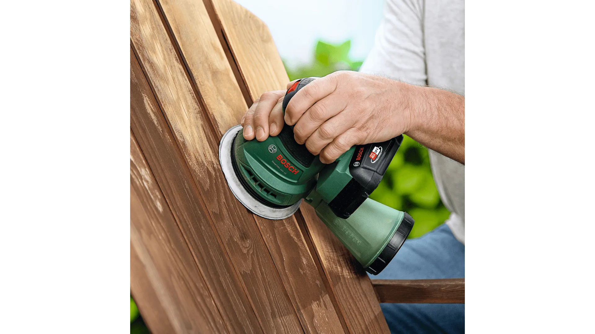 Bosch EasyOrbit 18V-10 2.0Ah - excenterslipmaskin