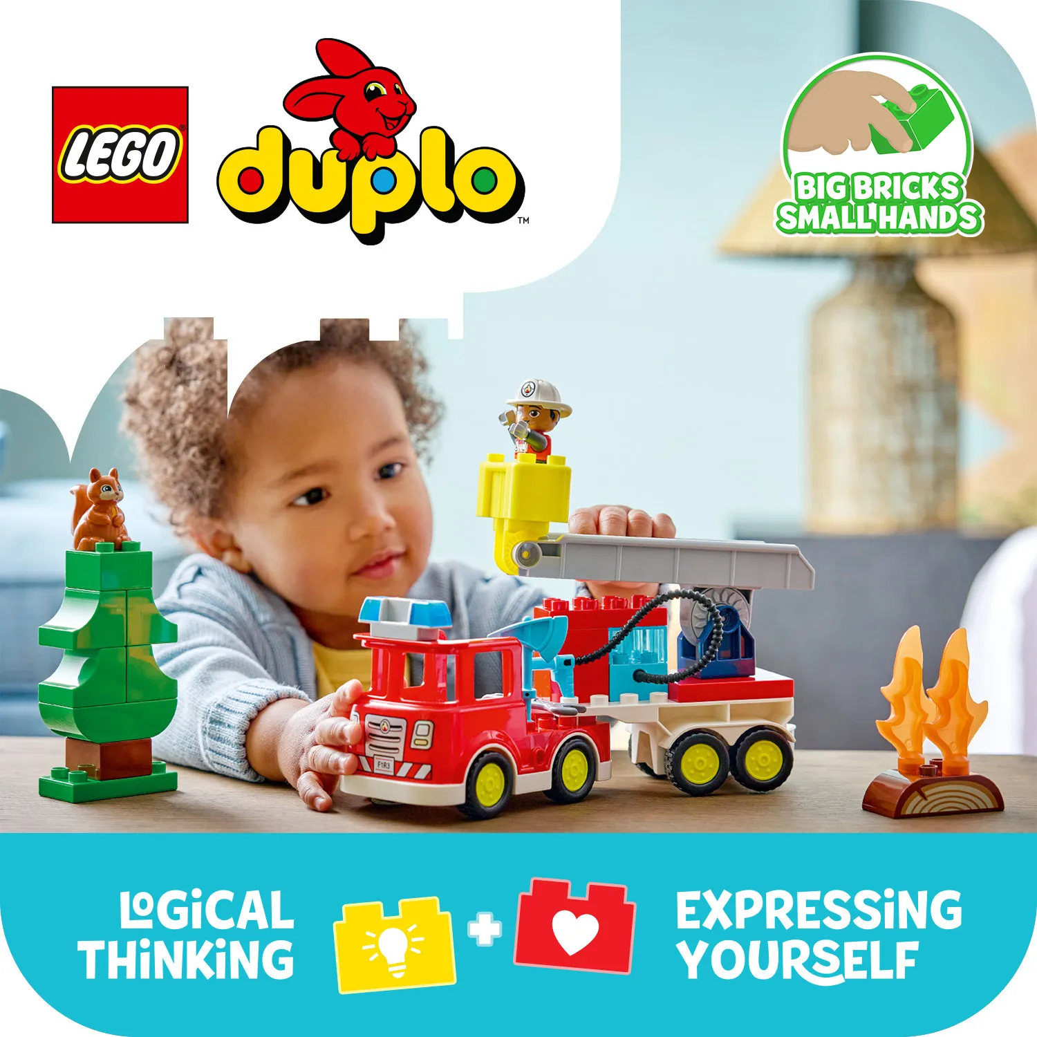 LEGO DUPLO Town Paloauto, paloletku ja pelastaja 10473