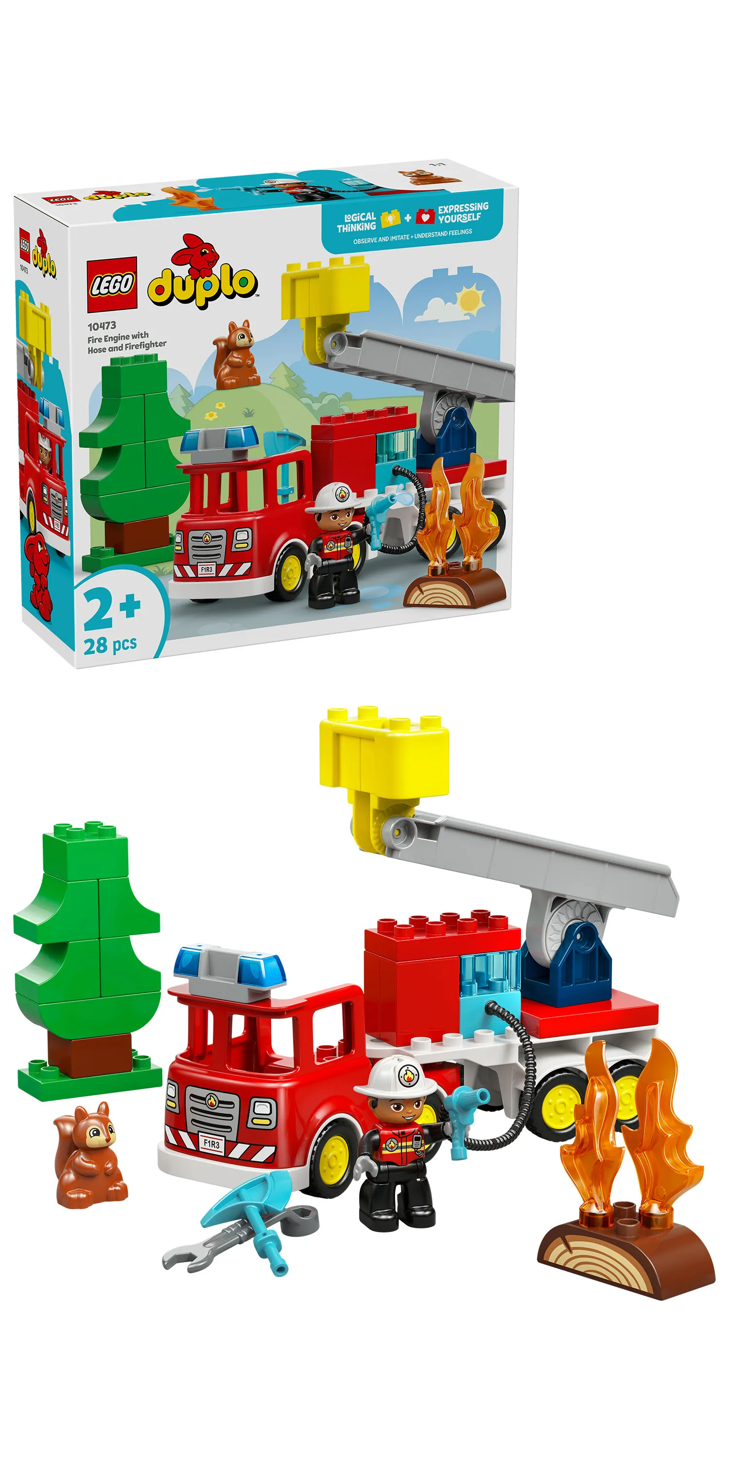 LEGO DUPLO Town Paloauto, paloletku ja pelastaja 10473