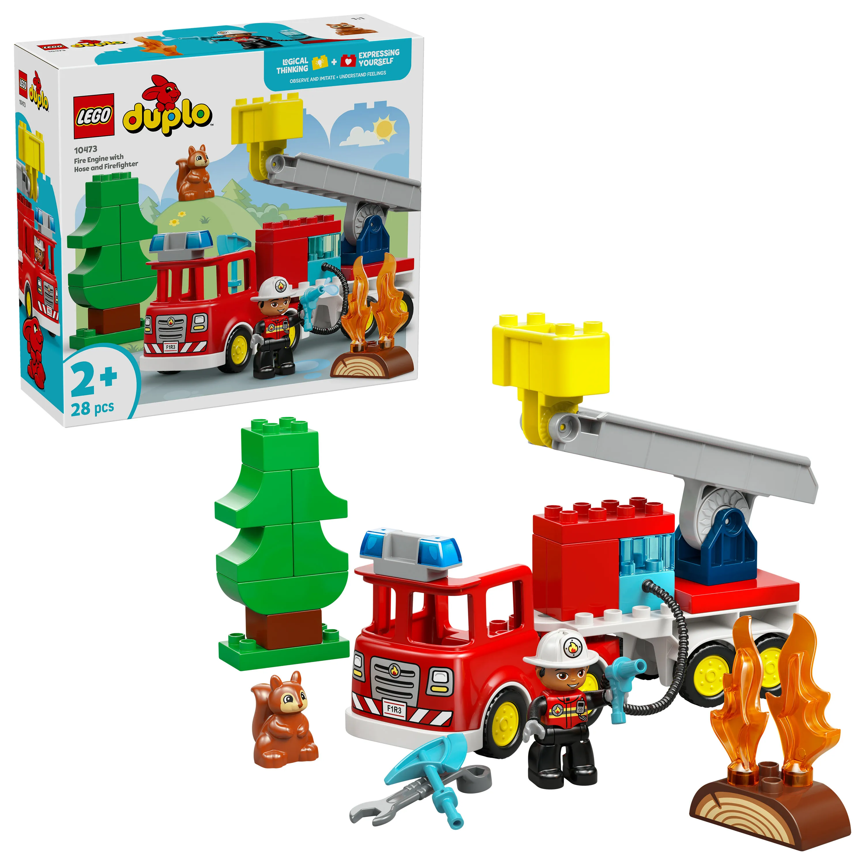 LEGO DUPLO Town Paloauto, paloletku ja pelastaja 10473