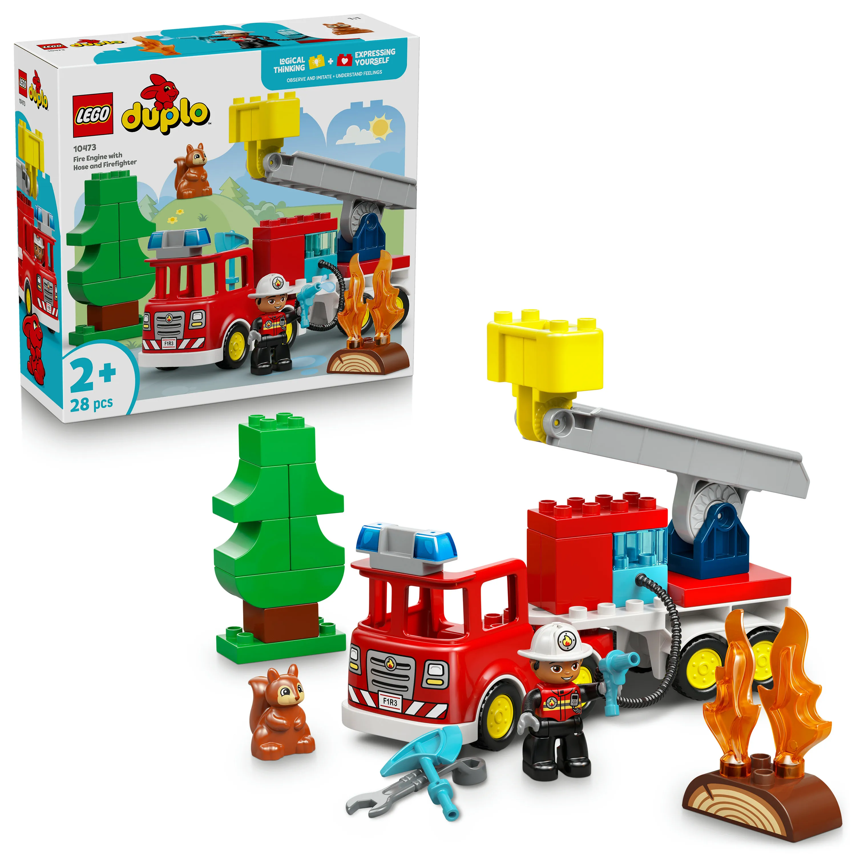 LEGO DUPLO Town Paloauto, paloletku ja pelastaja 10473