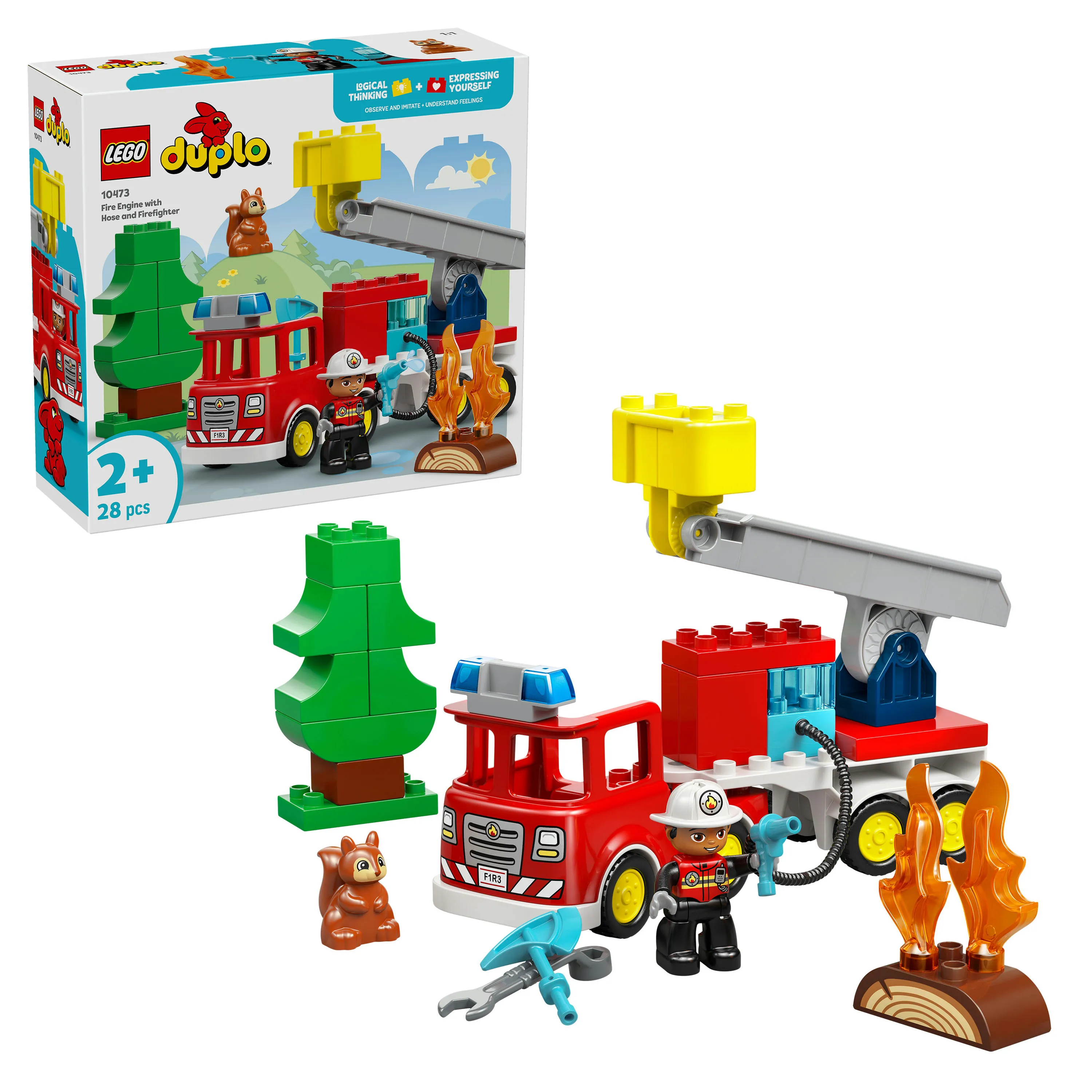 LEGO DUPLO Town Paloauto, paloletku ja pelastaja 10473