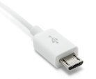 Grateq USB-A - Micro-USB -kaapeli, 2.25m, Valkoinen