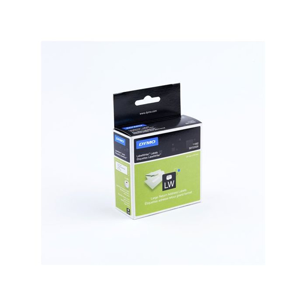 Label Return 25x54 perm white (500)