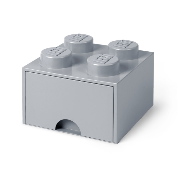 Room Copenhagen LEGO Brick Drawer 4 grey - RC40051740