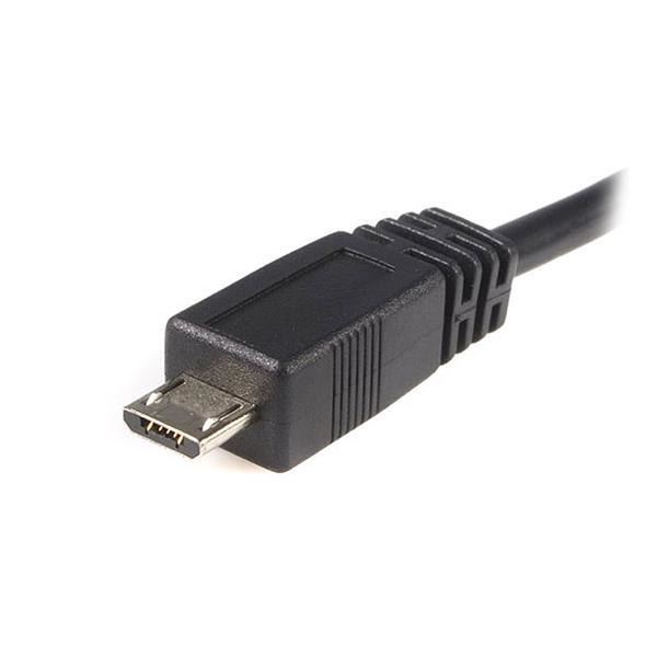 Startech USB-A - Micro-USB B - kabel, 2 m, Svart
