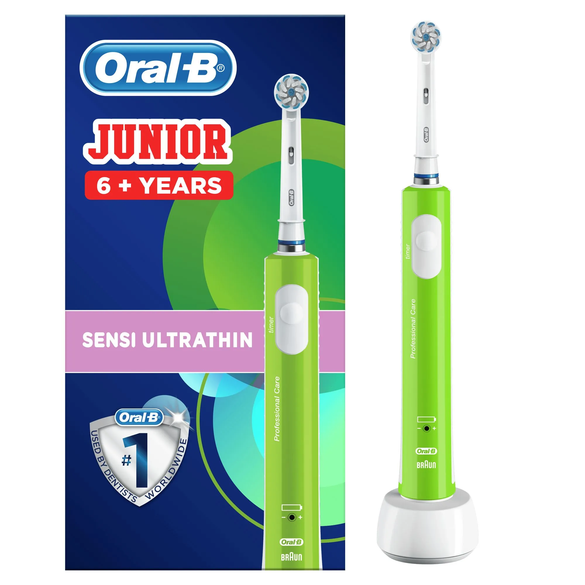ORAL-B Eltandborste Junior Green SUT