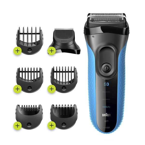 Braun Series 3 Shave&amp;Style 3010BT - shaver / trimmer, Blue