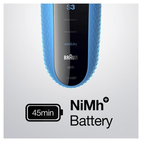 Braun Series 3 Shave&amp;Style 3010BT - shaver / trimmer, Blue