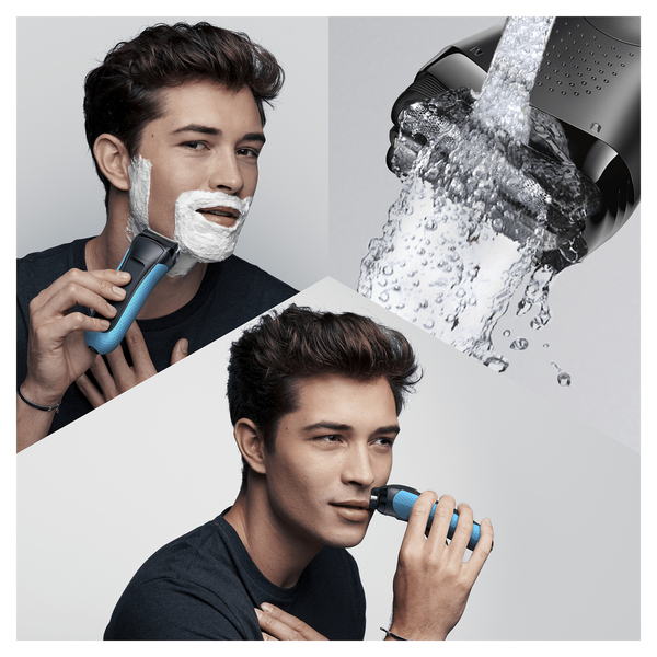 Braun Series 3 Shave&amp;Style 3010BT - shaver / trimmer, Blue