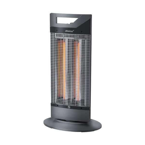 Steba CH 1 ECO Carbon-infrav&auml;rmare, 1000 W, 2 effektniv&aring;er, Justerbar termostat, Svart/Antracit