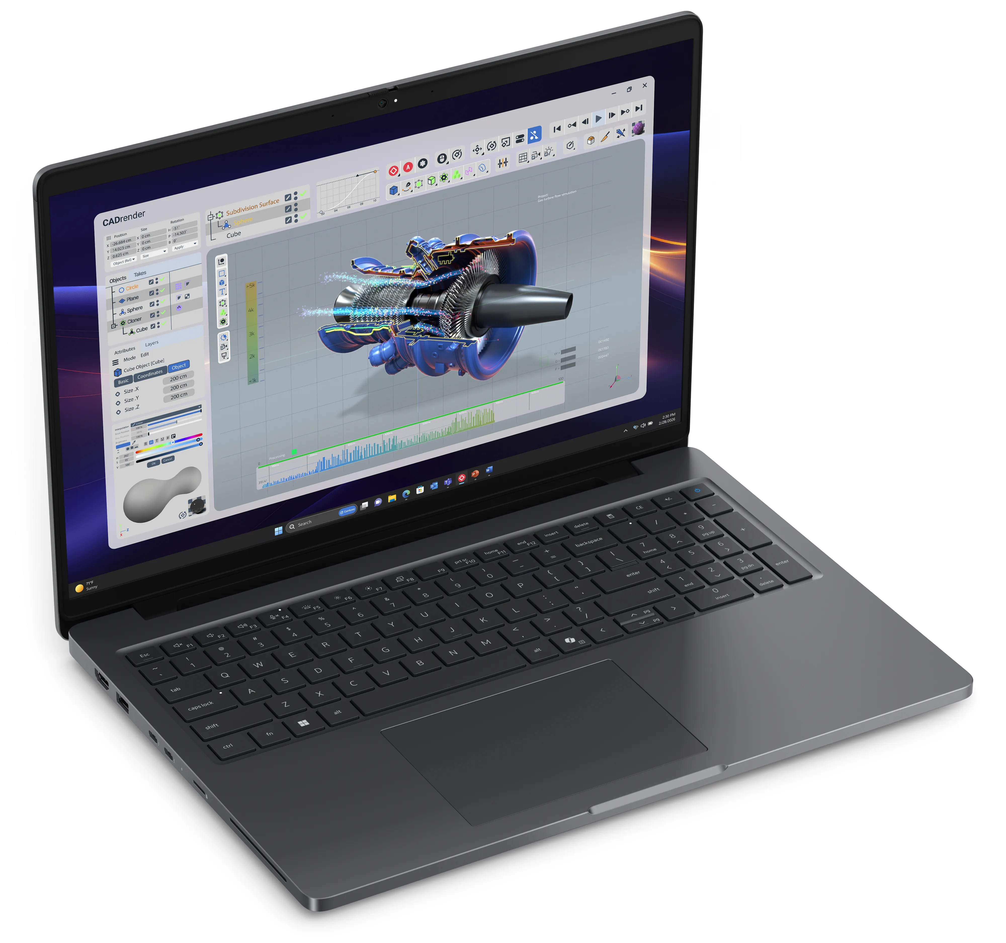 Dell Pro Precision 5 16 16" Ultra 7 366H, 32 Gt, 1 Tt, RTX PRO 2000 Blackwell, Win 11 Pro -kannettava, musta