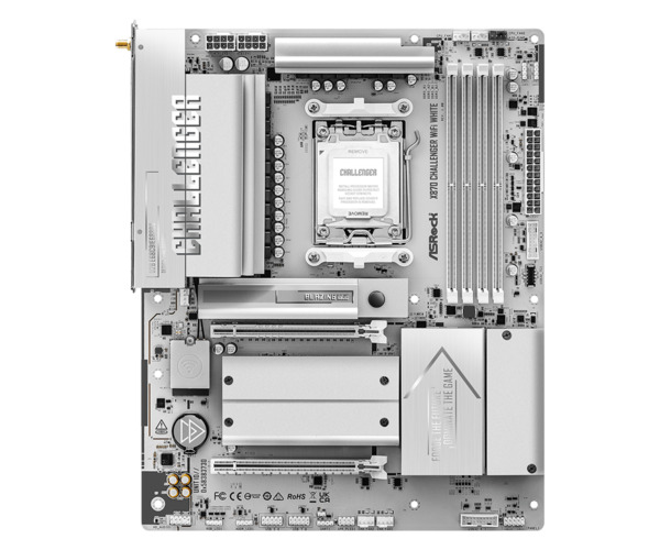 ASRock X870 Challenger WiFi White AM5 ATX Motherboard