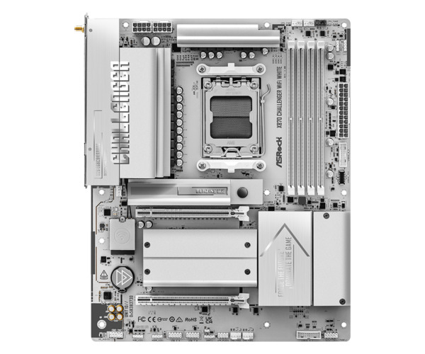 ASRock X870 Challenger WiFi White AM5 ATX Motherboard