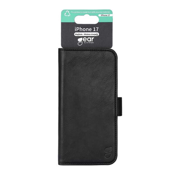 Gear Classic MagSerie iPhone 17 - wallet case, Black