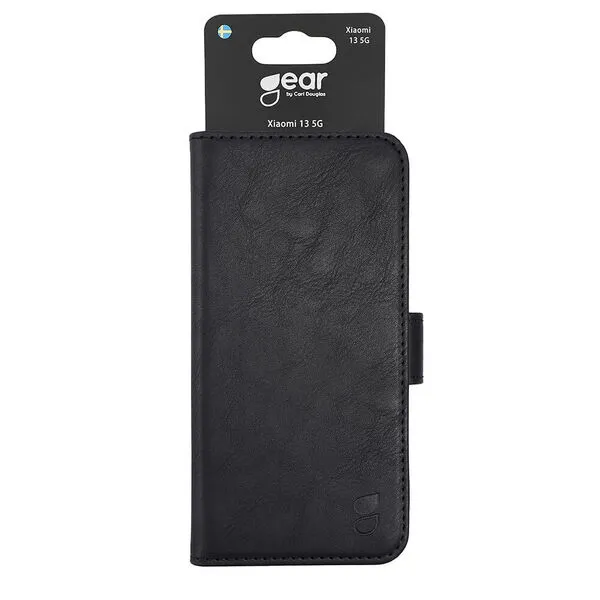 GEAR Wallet, Xiaomi 13 -lompakkokotelo, Musta
