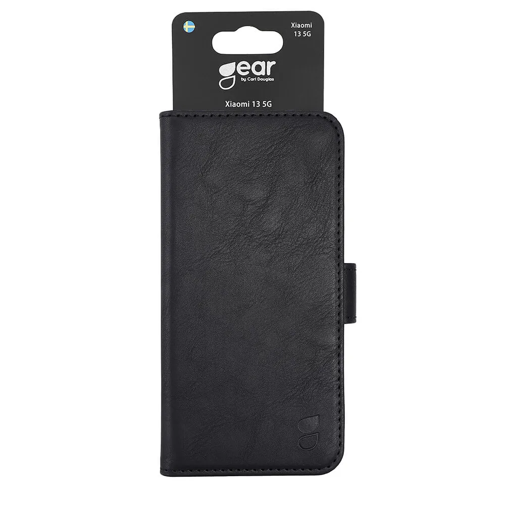GEAR Wallet, Xiaomi 13 - Wallet Case, Black