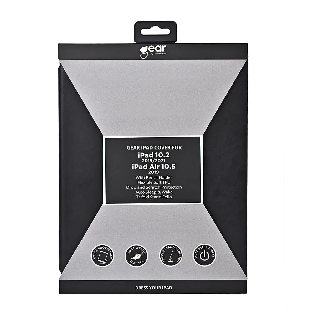 GEAR Tabletfodral Svart iPad 10.2"/ 10,5" 19/20/21