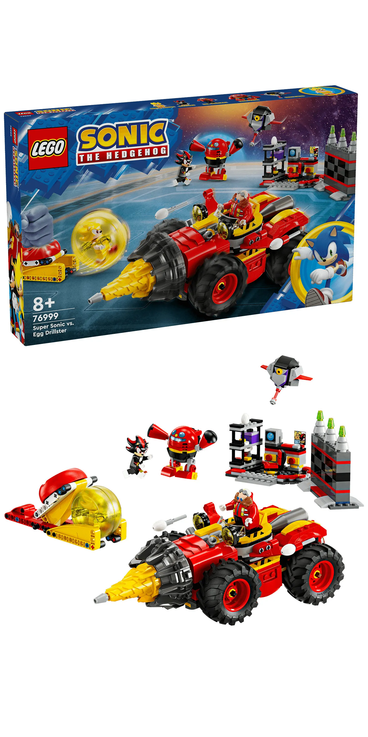 LEGO Sonic the Hedgehog Super Sonic vs. Egg Drillster 76999