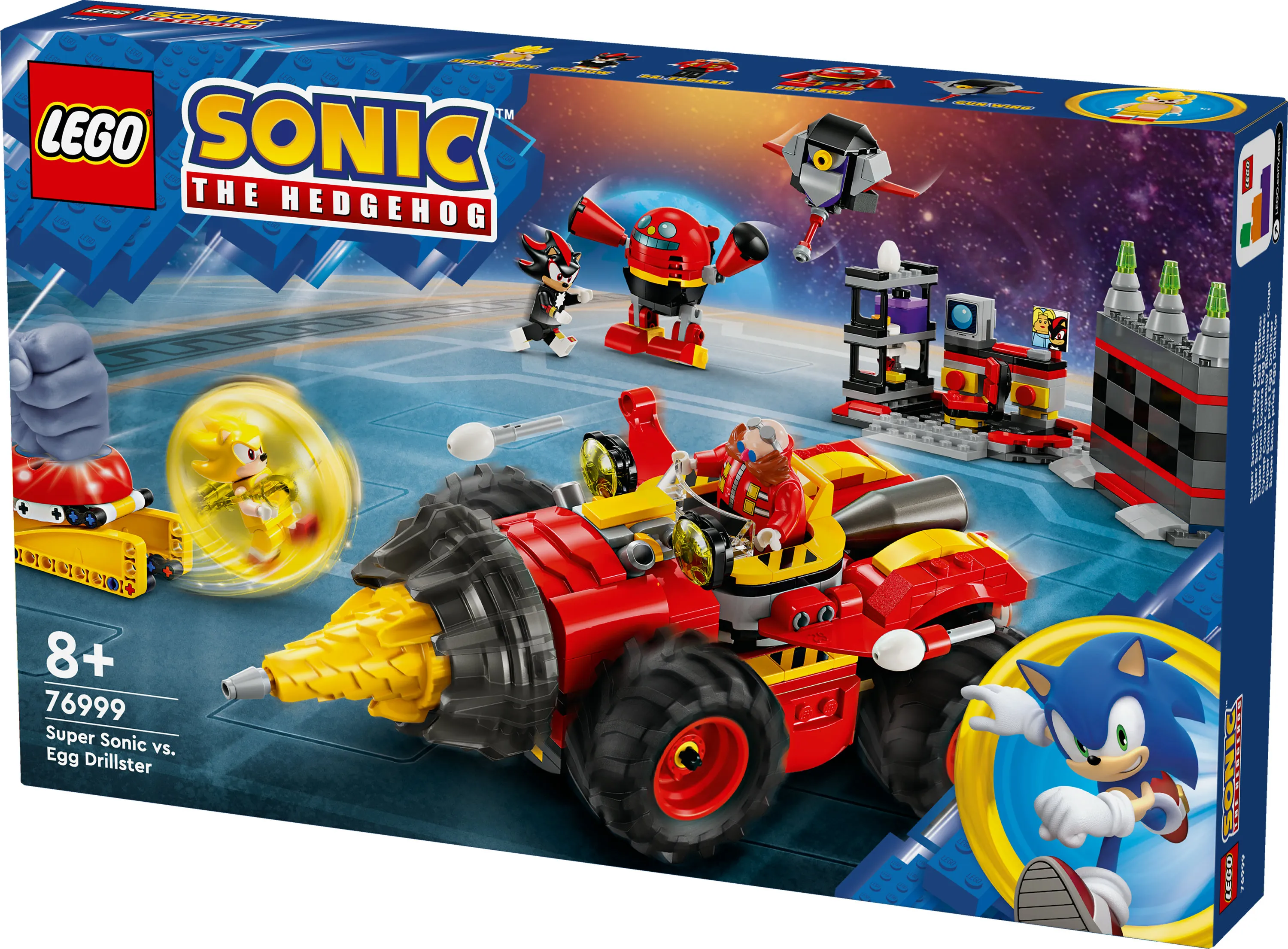 LEGO Sonic the Hedgehog Super Sonic vs. Egg Drillster 76999