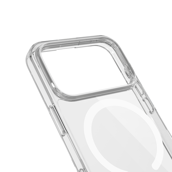 Epico Hero Mag+ Case | iPhone 17 Pro/18 Pro | Qi2  &  MagSafe Compatible | Transparent | Crossbody Ready  &  Camera Island Protector
