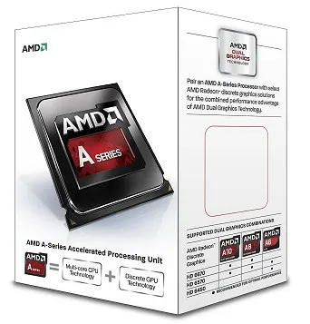 AMD A4-6320 3,8 GHz, FM2+ -suoritin, boxed