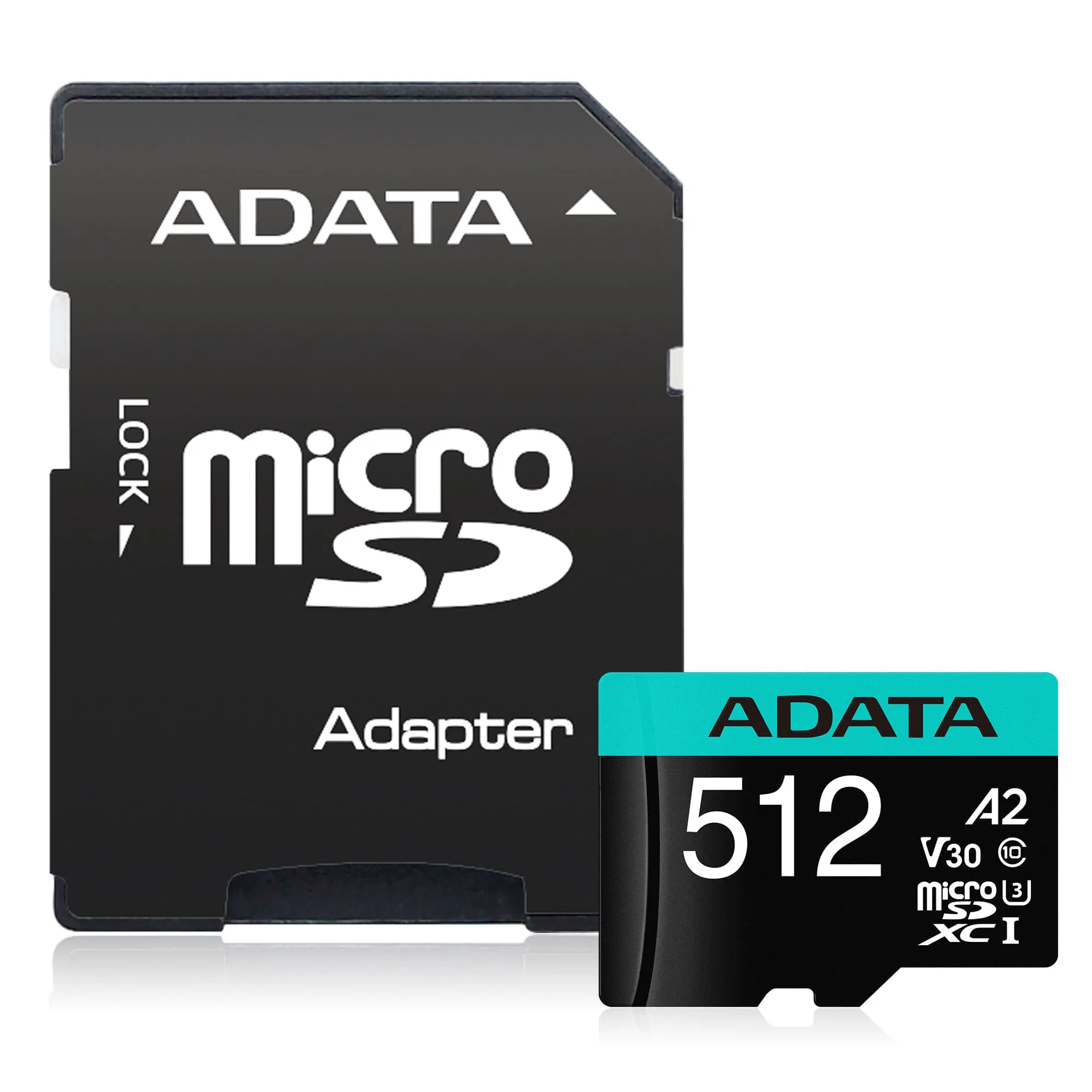 A-Data Premier Pro 512 GB MicroSDXC - minneskort + SD adapter