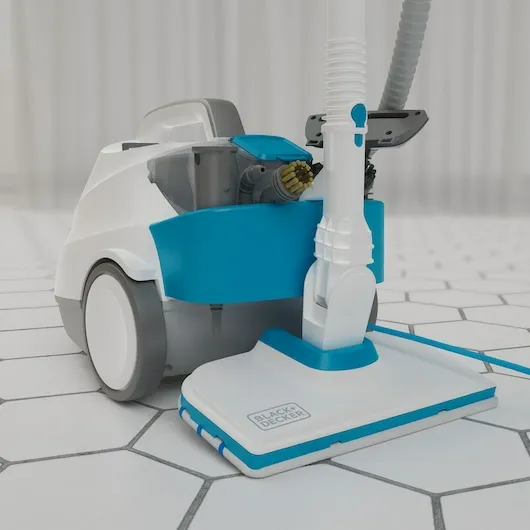 BLACK+DECKER BHSMP2314-QS -s&auml;ili&ouml;h&ouml;yrypesuri, 2300 W, 1,2 L, 4 bar, 14 tarviketta, sininen/valkoinen