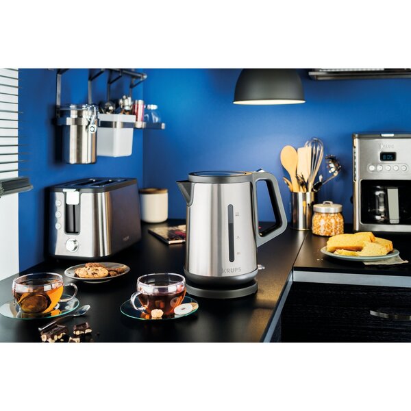 Krups Control Line BW 442D - electric kettle, silver, 1.7l