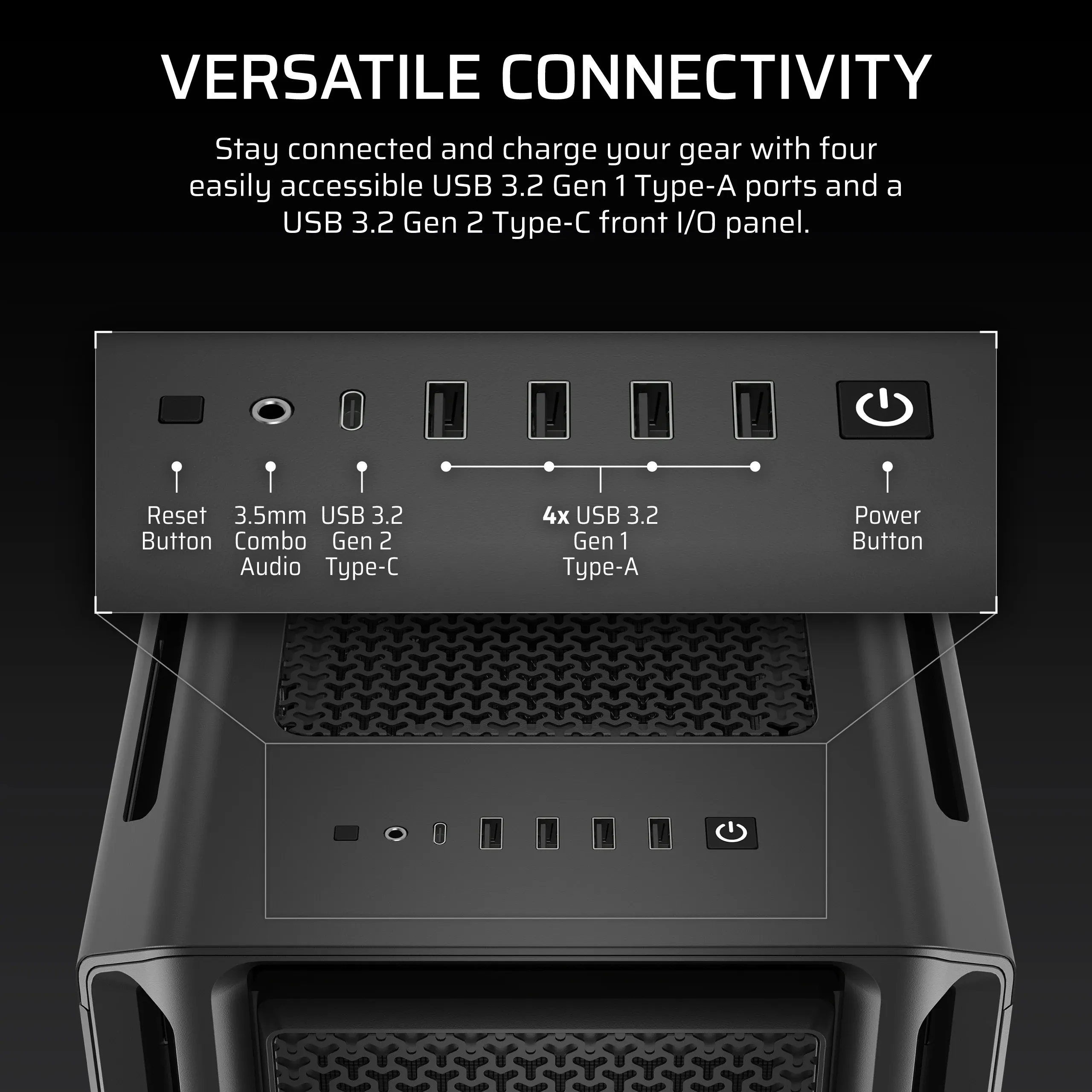CORSAIR Geh Midi 5000T Tempered Glass Black CORSAIR Geh Midi 5000T Tempered Glass Black