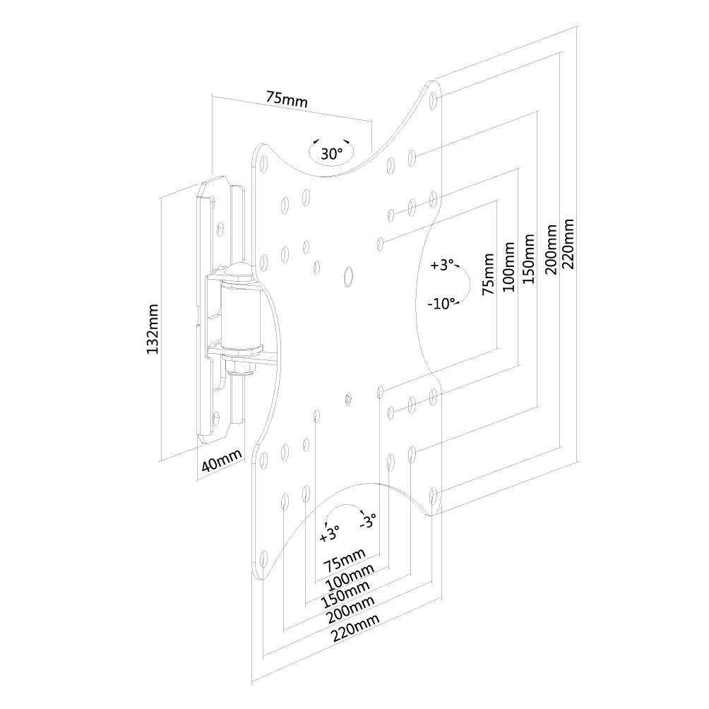 LCD/LED/TFT wall mount