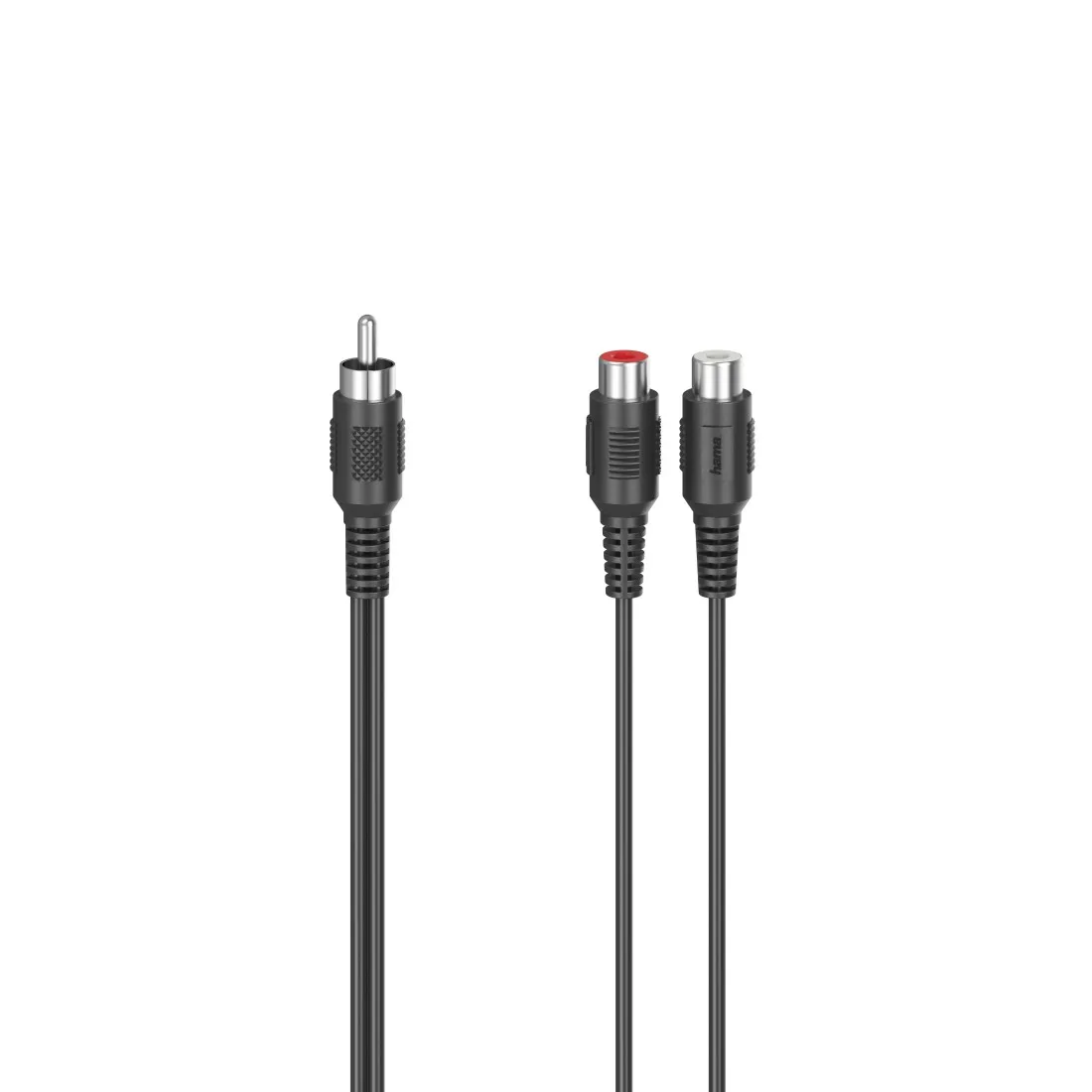 Hama RCA &ndash; 2xRCA ljudkabel, svart