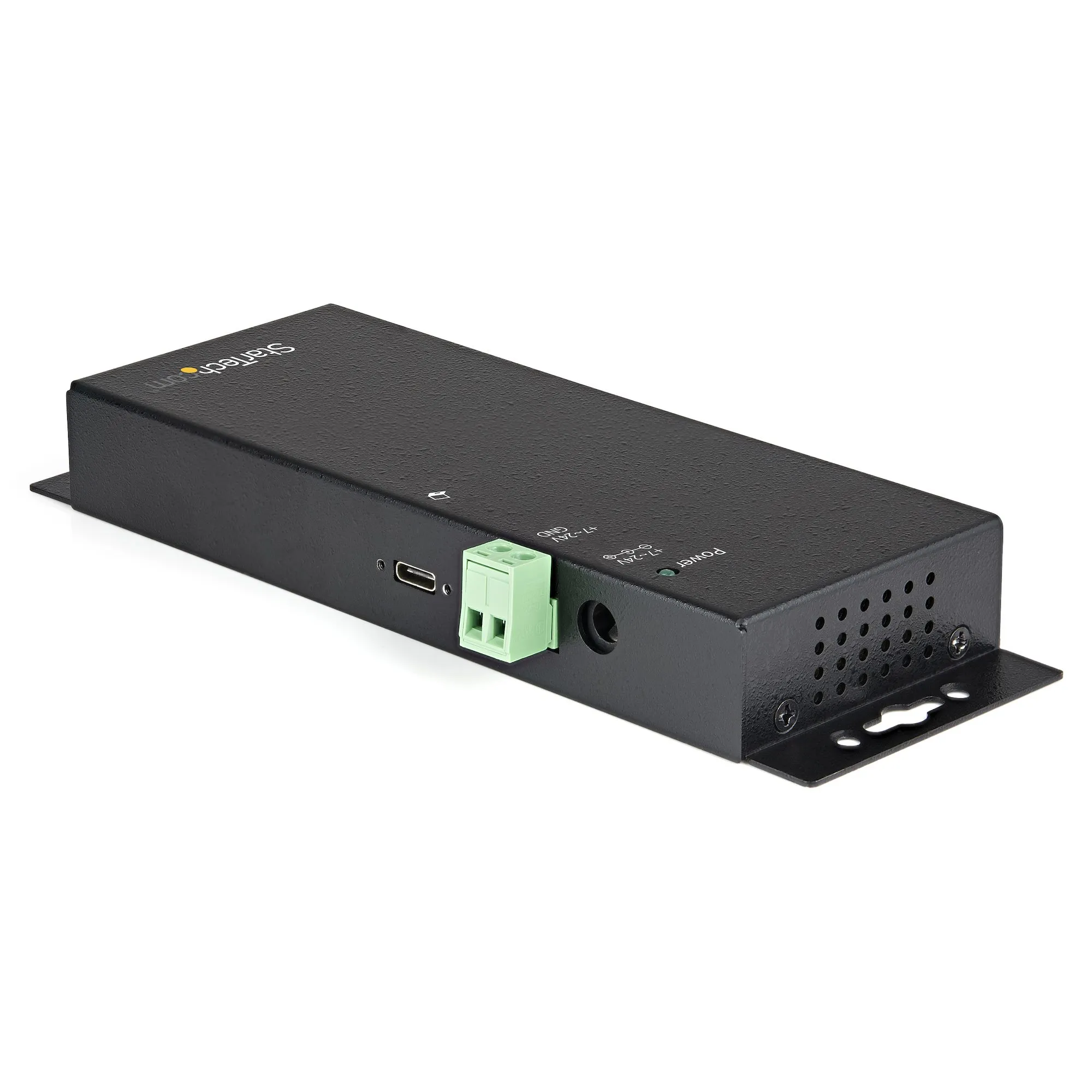 STARTECH.COM 4 port USB-C hub 10Gbit/s - Metal industrial USB Type-C hub - 3xA/1xC ESD - USB-C or USB-A host