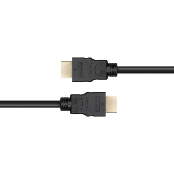 Deltaco Ultra High Speed HDMI 2.1 cable, 8K, with Ethernet, 2 m, Black