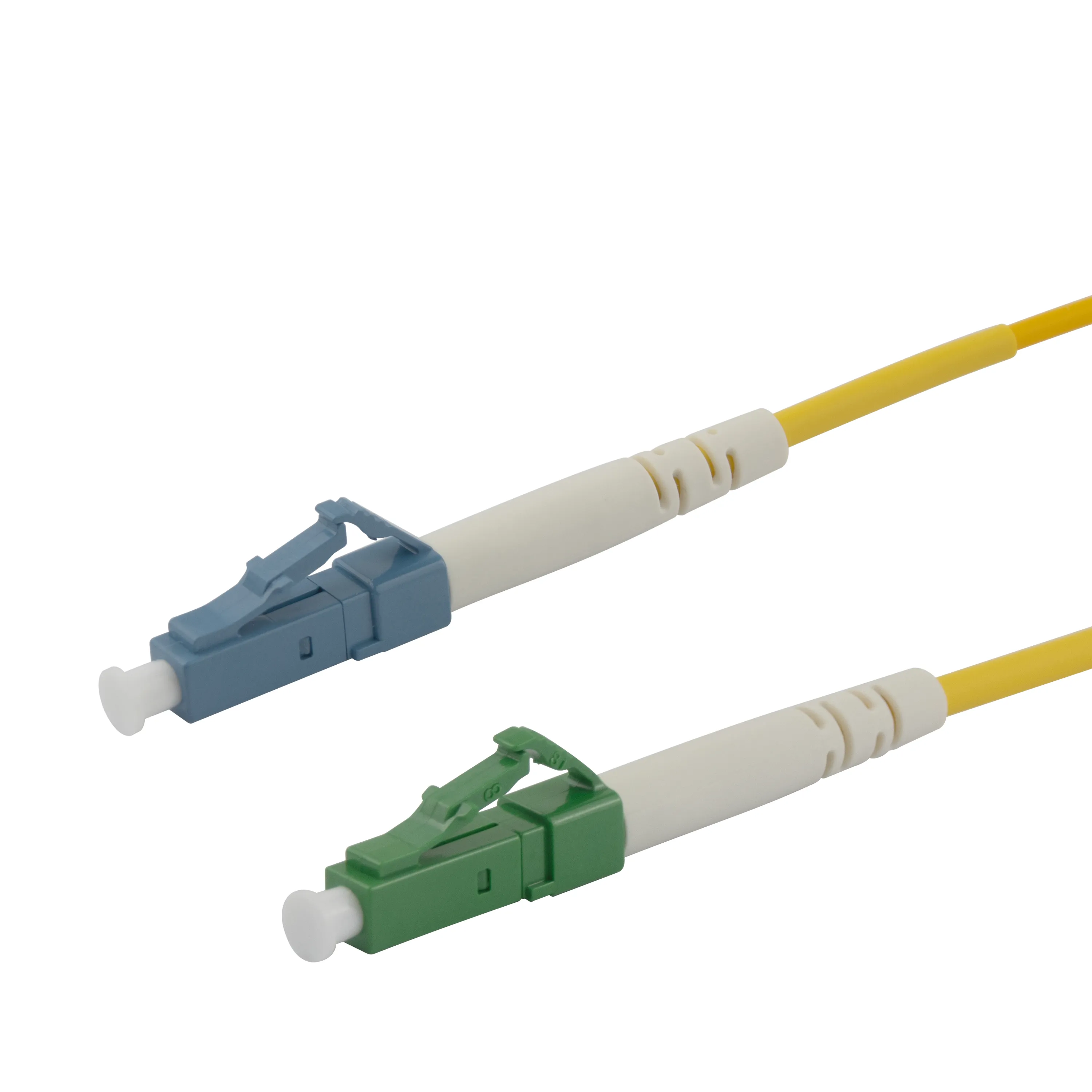 Deltaco OS2 LC-LC 1m fiberkabel, gul
