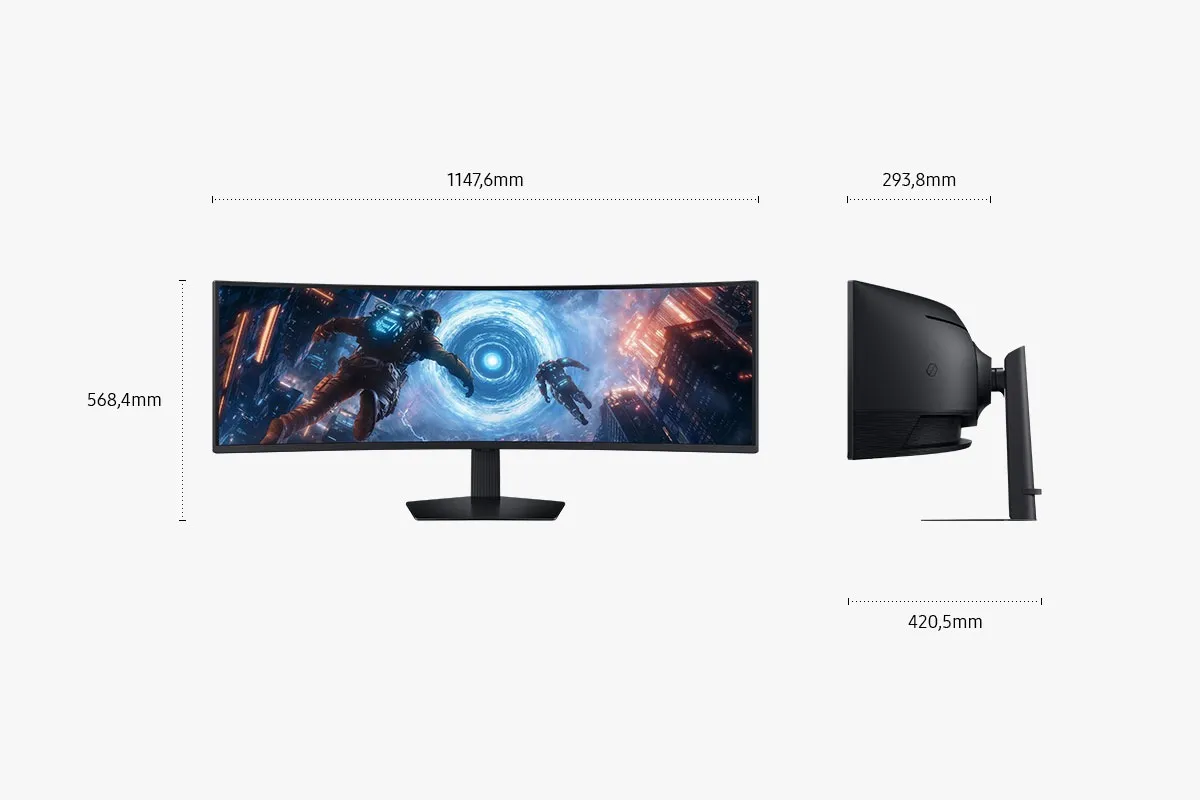 Samsung Odyssey G9 G91F 49" Dual QHD, VA Curved Gaming Monitor Samsung Odyssey G9 G91F 49" Dual QHD, VA Curved Gaming Monitor