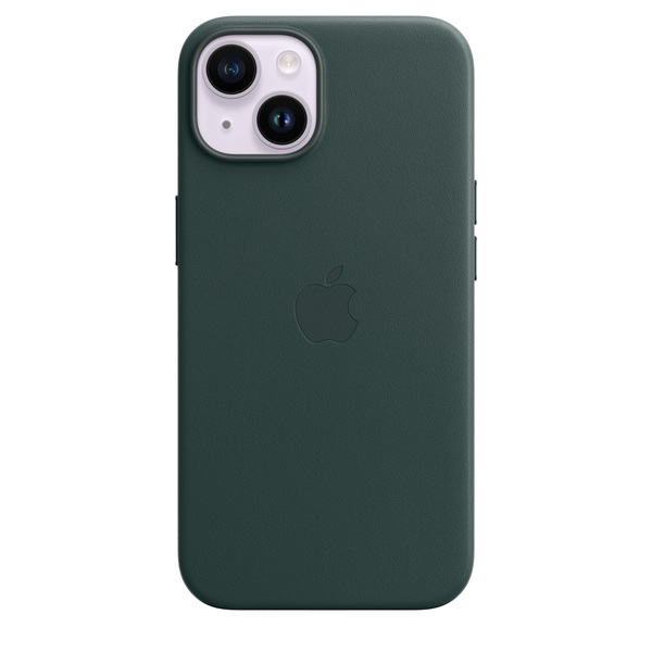 Apple iPhone 14, MagSafe -nahkakuori, Forest Green Apple iPhone 14, MagSafe -nahkakuori, Forest Green