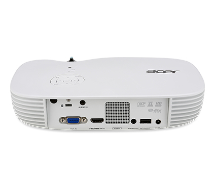 ACER K138ST DLP LED Projector 800 ANSI Lumen 3D ready WXGA 1280x800 100000:1 HDMI/MHL, VGA, Audio