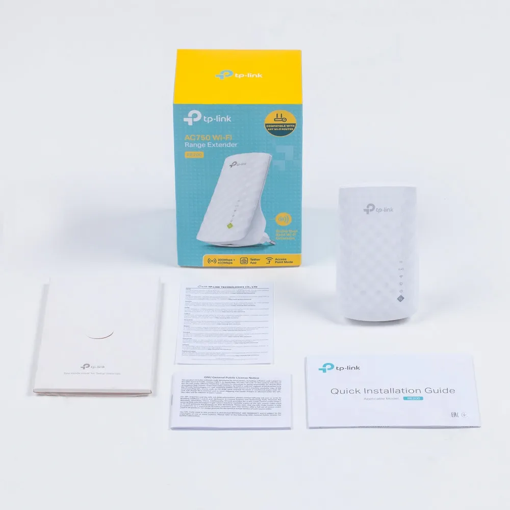 TP-Link RE200 - Wi-Fi-r&auml;ckviddsf&ouml;rl&auml;ngare, vit