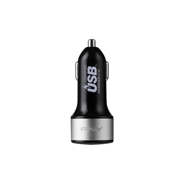 Dual Power Delivery Car Charger USB-C 27W x 2.4AMP (12W)