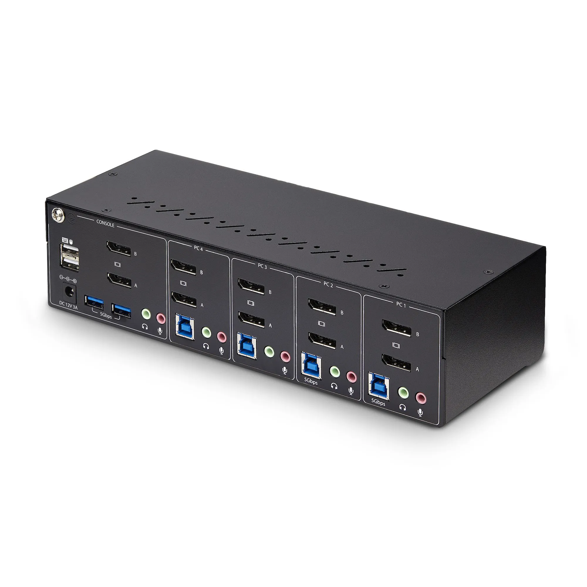 Startech 4-Port Dual-DisplayPort KVM Switch 4K