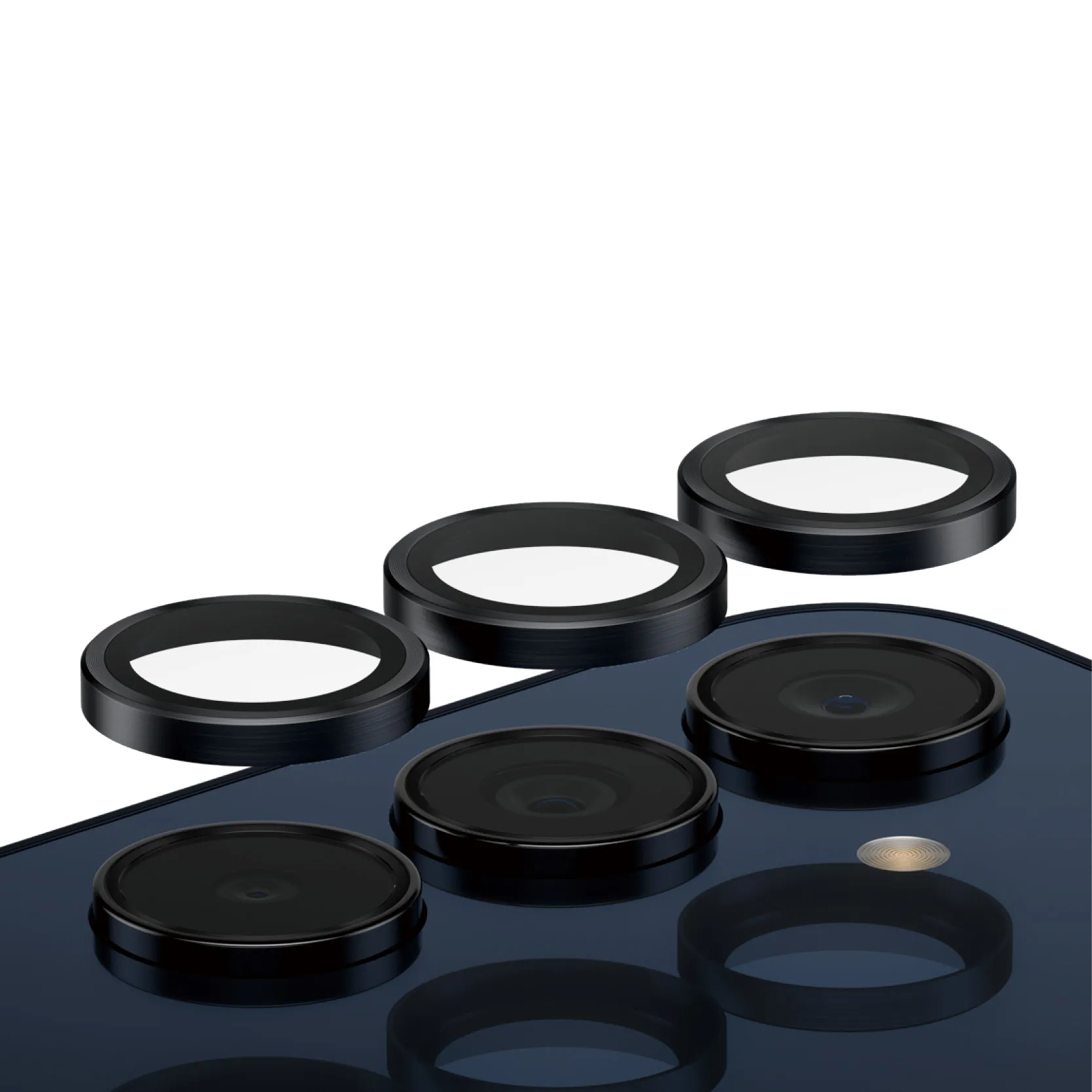 PanzerGlass Hoops Galaxy A35 5G -kameran linssinsuoja, Black