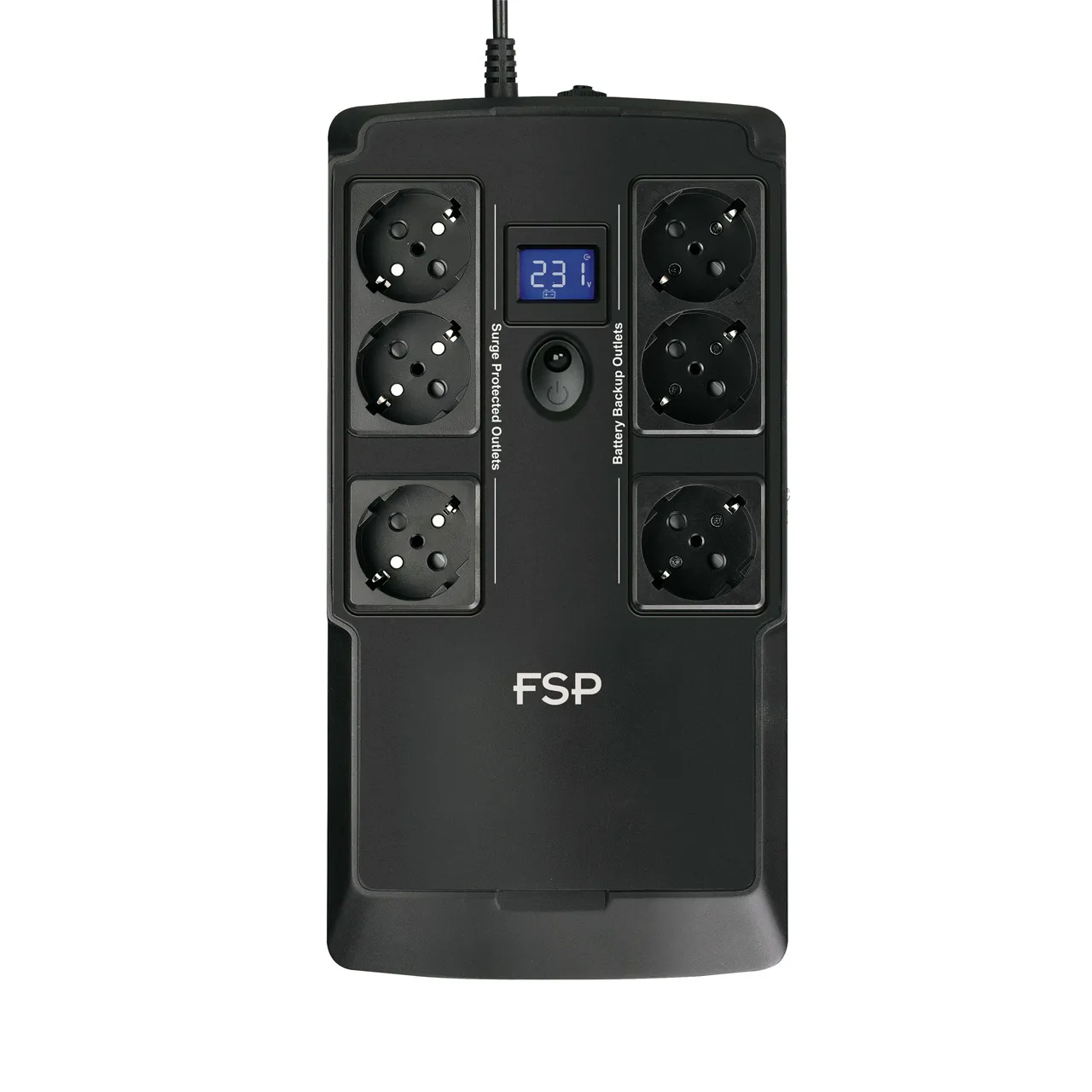 FSP NanoFit 600 UPS&Surge Protector 600VA/360W 6xSchuko