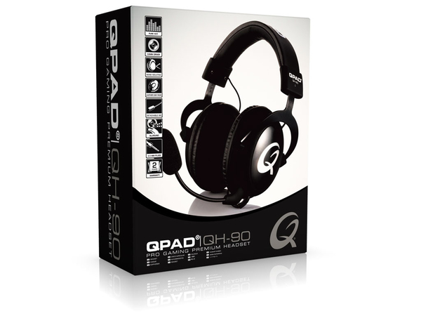 QPAD QH-90 Closed - Gaming Headset, Black